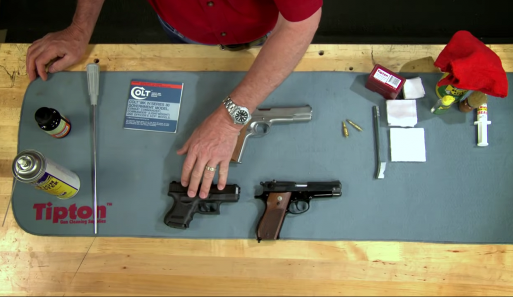 Clean a Semi Auto Pistol Presented by Larry Potterfield 
