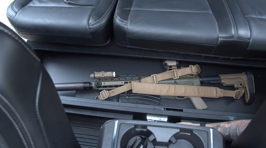 rifle safe under truck seats